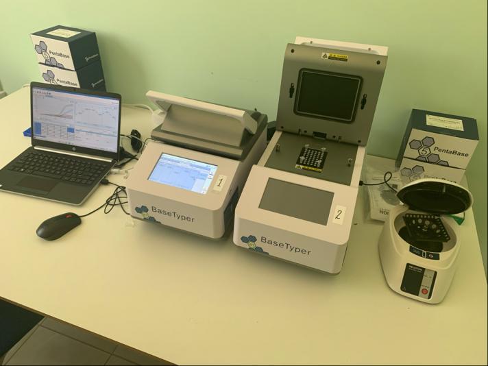 New PCR testing machines in the medical area donated by Pentabase