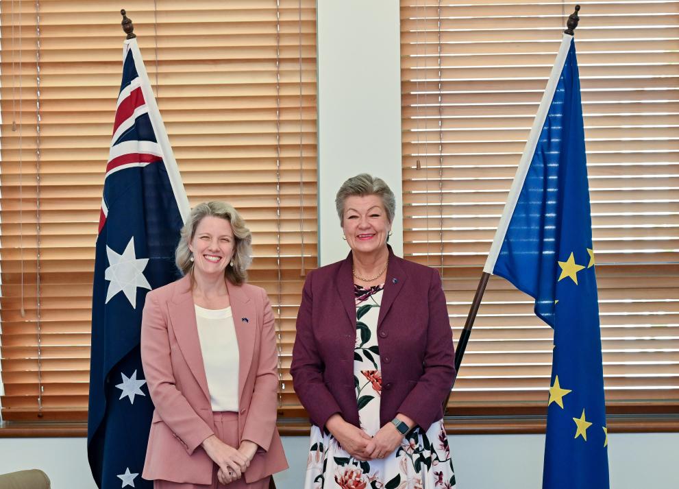 Visit of Ylva Johansson, European Commissioner, to Australia