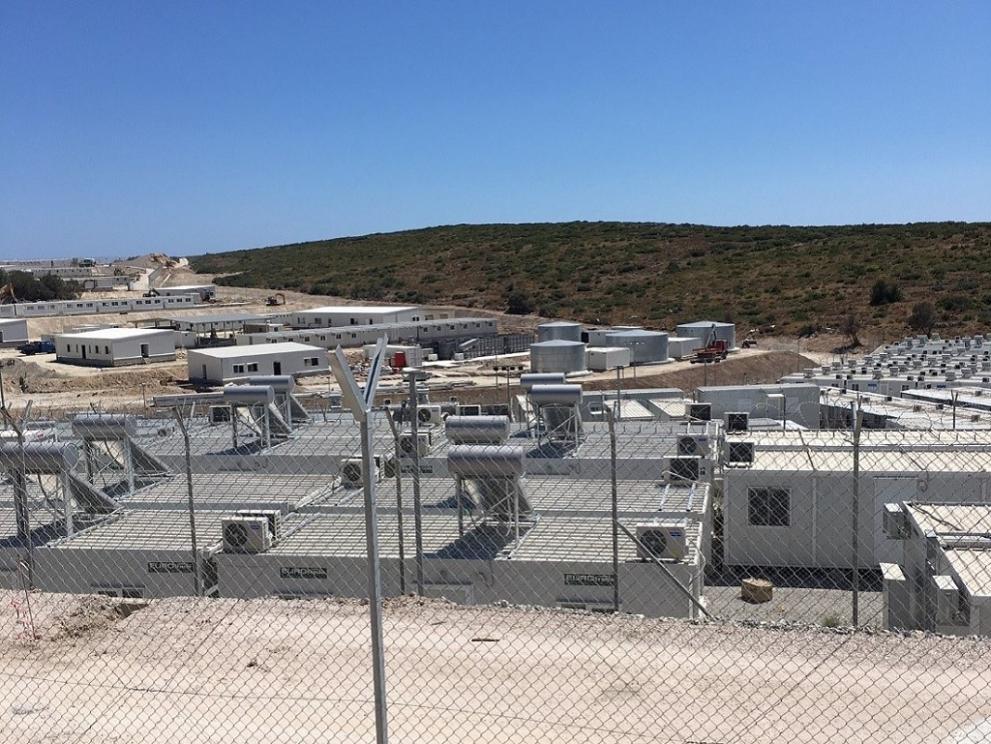 Samos – new accommodation building installed, July 2021