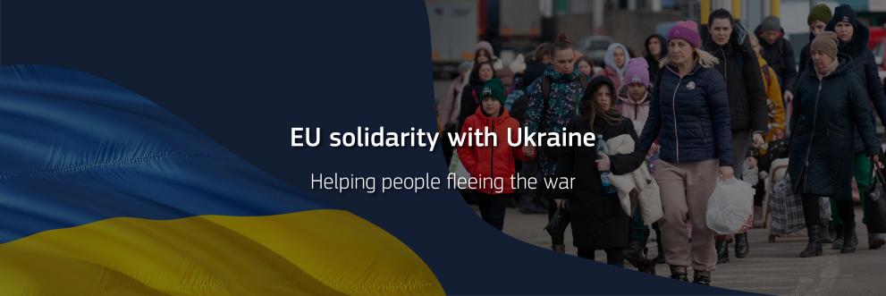 Ukraine-EU steps up solidarity with those fleeing war