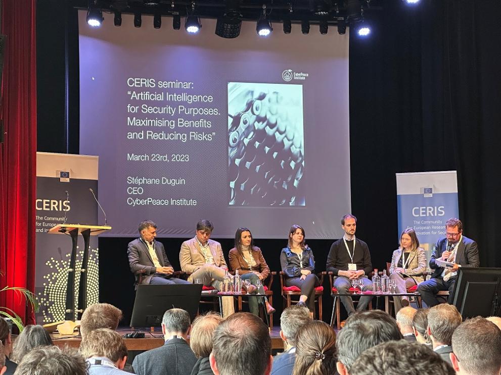CERIS workshop on the use of Artificial Intelligence for security purposes
