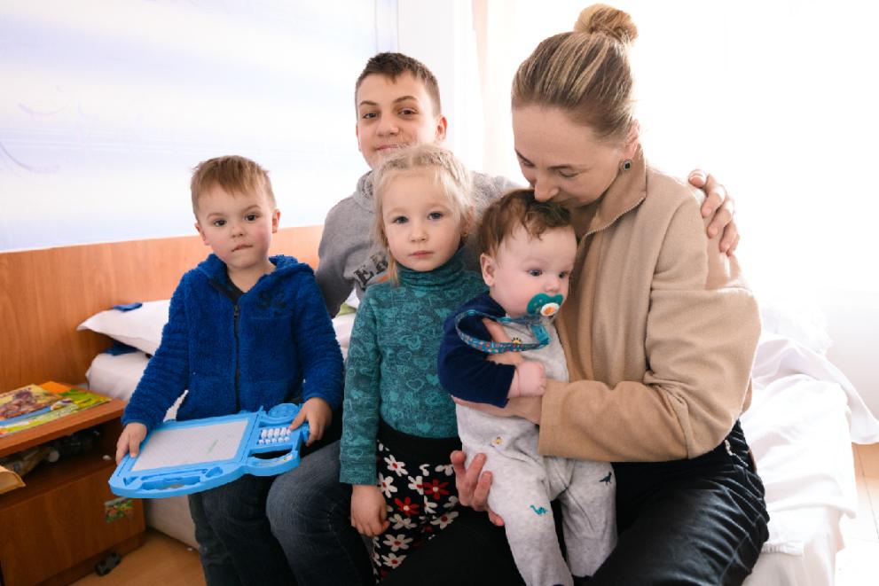 A Ukrainian family enjoying extended temporary protection in the EU 