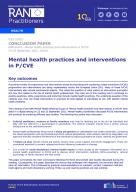 RAN HEALTH Mental health practices and interventions in P/CVE cover
