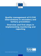 Quality management of P/CVE interventions in secondary and tertiary prevention Cover