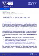 Workshop for in-depth case diagnosis cover