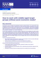 How to work with middle-aged target groups without socio-economic needs?  cover