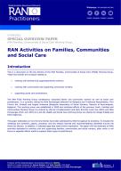 RAN Activities on Families, Communities and Social Care cover