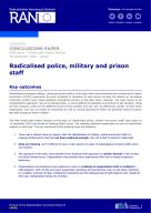 Radicalised police, military and prison staff cover