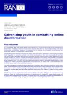 Galvanising youth in combatting online disinformation cover