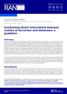 RAN VoT Conducting direct interactions between victims of terrorism and detainees: a guideline cover