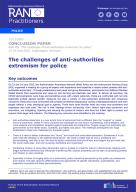 RAN POL The challenges of anti-authorities extremism for police cover