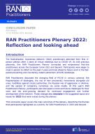 RAN Practitioners Plenary 2022: Reflection and looking ahead cover