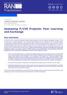 Assessing P/CVE Projects: Peer Learning  and Exchange cover