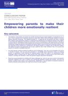 Empowering parents to make their children more emotionally resilient cover