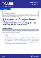 Online guided tour for police officers on right-wing extremism and accelerationism cover