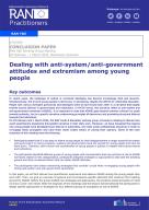 Dealing with anti-system/anti-government attitudes and extremism among young people cover