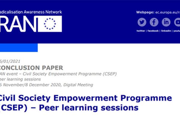 Civil Society Empowerment Programme (CSEP) – Peer learning sessions